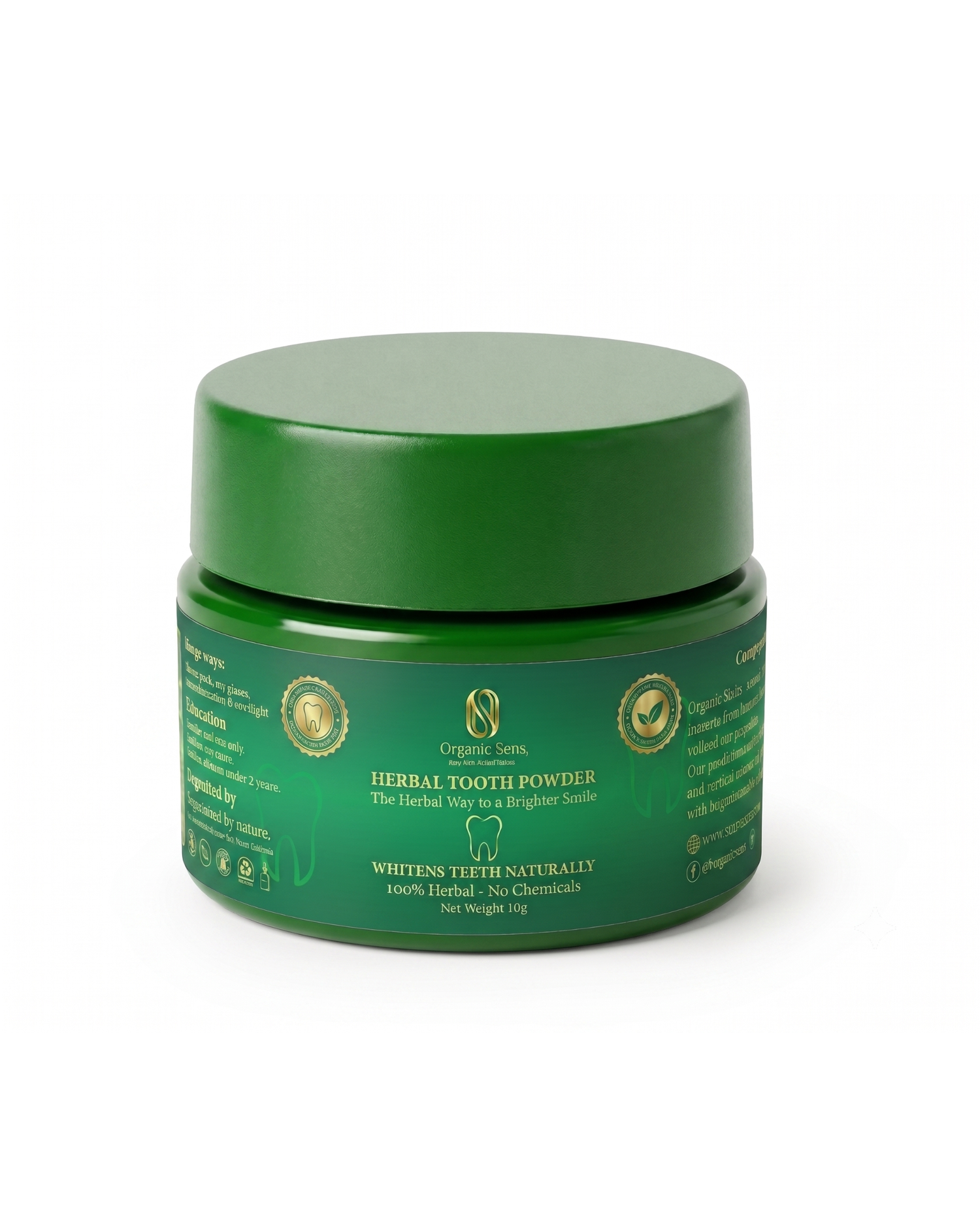 Herbal Tooth Powder Organic Sens