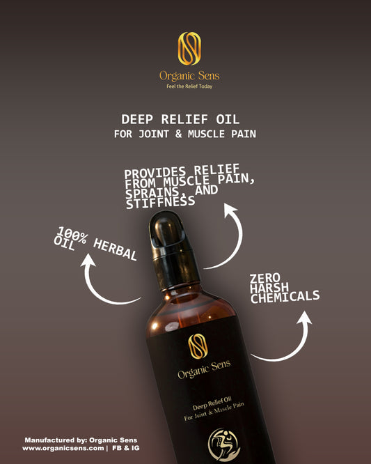Organic Sens Deep Relief Oil – Herbal Wellness Oil