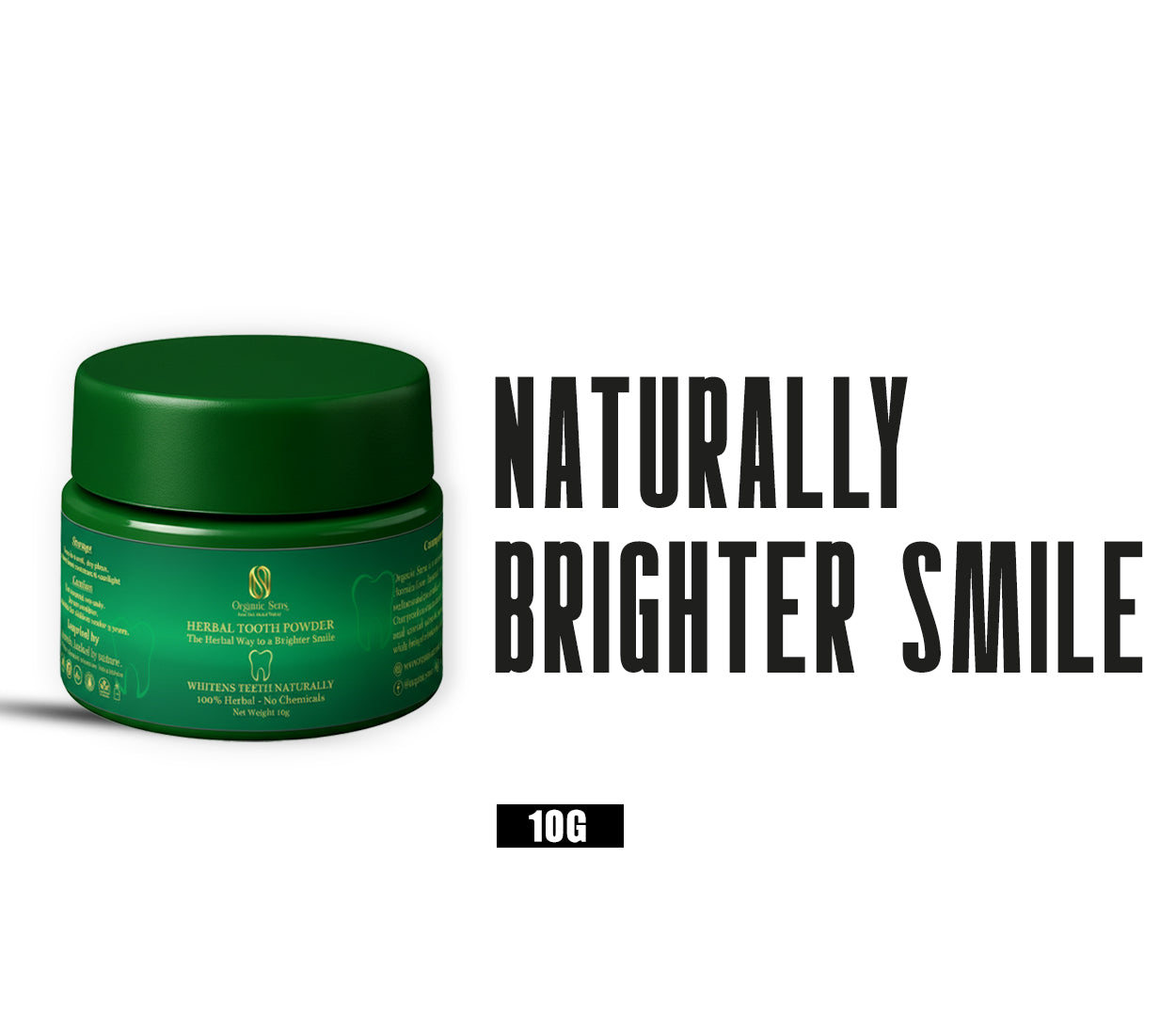 Herbal Tooth Powder Organic Sens